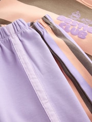 Pink/Purple Sweatshirt and Barrel Trousers Set 2 Pack (3mths-7yrs) - Image 8 of 8
