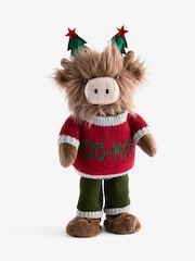 Red Dancing Hamish Musical Plush Ornament - Image 1 of 1