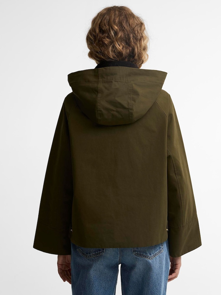 Barbour® Green Terrington Showerproof Jacket - Image 2 of 7 Barbour® Green Terrington Showerproof Jacket - Image 2 of 7