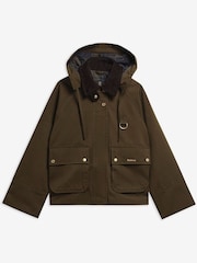 Barbour® Green Terrington Showerproof Jacket - Image 7 of 7