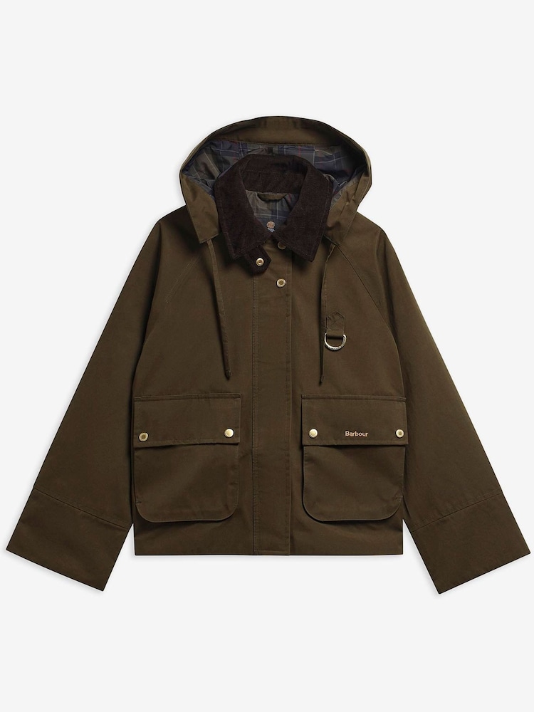 Barbour® Green Terrington Showerproof Jacket - Image 7 of 7 Barbour® Green Terrington Showerproof Jacket - Image 7 of 7