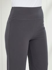Cotton Traders Grey Soft Touch Stretch Yoga Trousers - Image 3 of 3