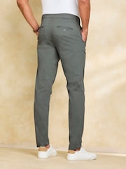 Cotton Traders Green Relaxed Tapered Chino Trousers - Image 2 of 4