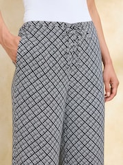 Cotton Traders Blue Printed Pull On Trousers - Image 3 of 3