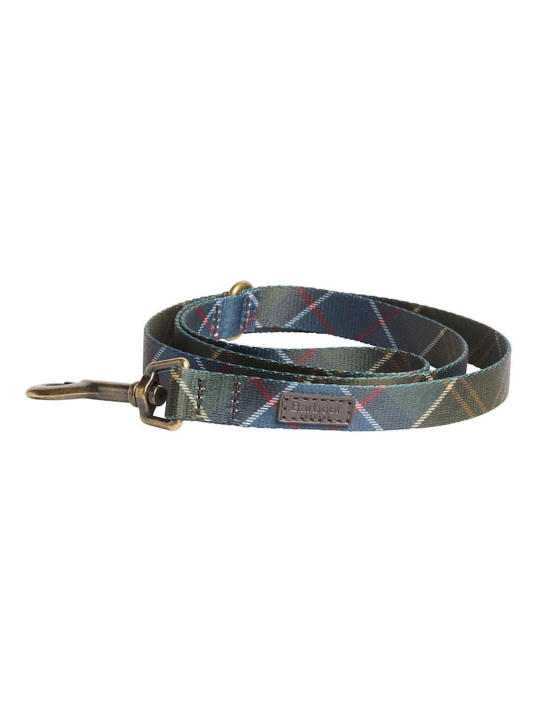 Barbour® Navy Tartan Printed Dog Lead - Image 1 of 3