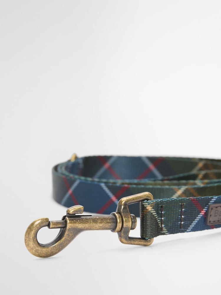 Barbour® Navy Tartan Printed Dog Lead - Image 2 of 3
