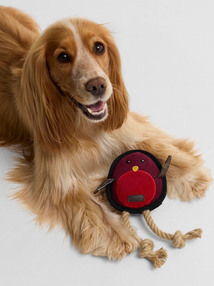 Barbour® Red Dog Christmas Robin Toy - Image 1 of 1