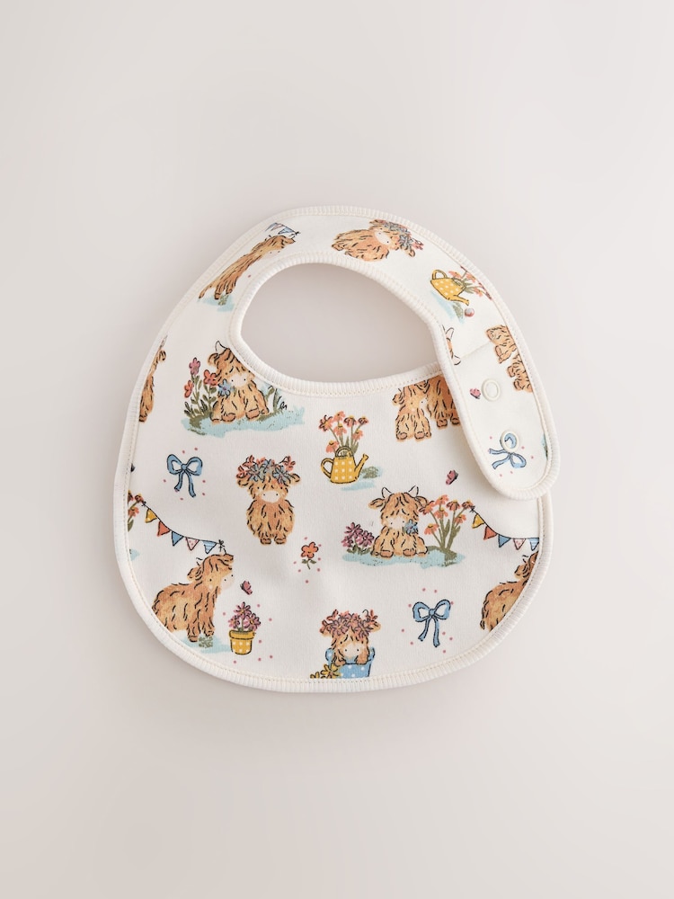 Pink/Green Hamish Baby Bibs 3 Pack - Image 2 of 6 Pink/Green Hamish Baby Bibs 3 Pack - Image 2 of 6