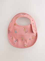 Pink/Green Hamish Baby Bibs 3 Pack - Image 3 of 6