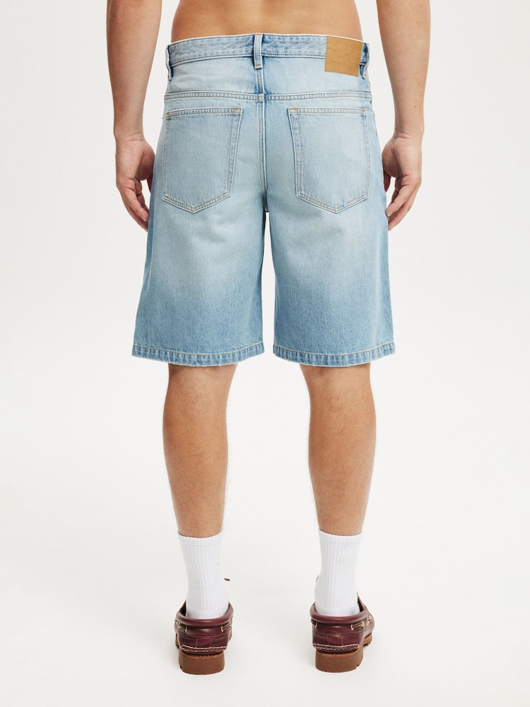 أزرق بلمسة باهتة - شورت دنيم فضفاض من Cotton On - صورة 2 من 7