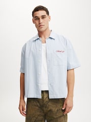 Cotton On Blue Ventura Short Sleeve Shirt - Image 1 of 4