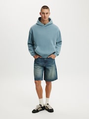 Cotton On Blue Box Fit Hoodie - Image 2 of 7