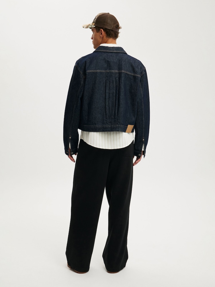 Cotton On Chrome Black Super Baggy Trousers - Image 2 of 4 Cotton On Chrome Black Super Baggy Trousers - Image 2 of 4