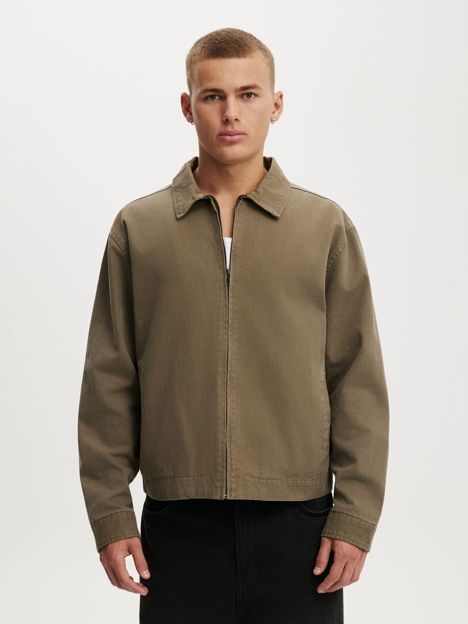 Buy Cotton On Washed Khaki Harrington Jacket from Next South Africa
