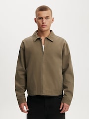 Cotton On Green Harrington Jacket - Image 1 of 4