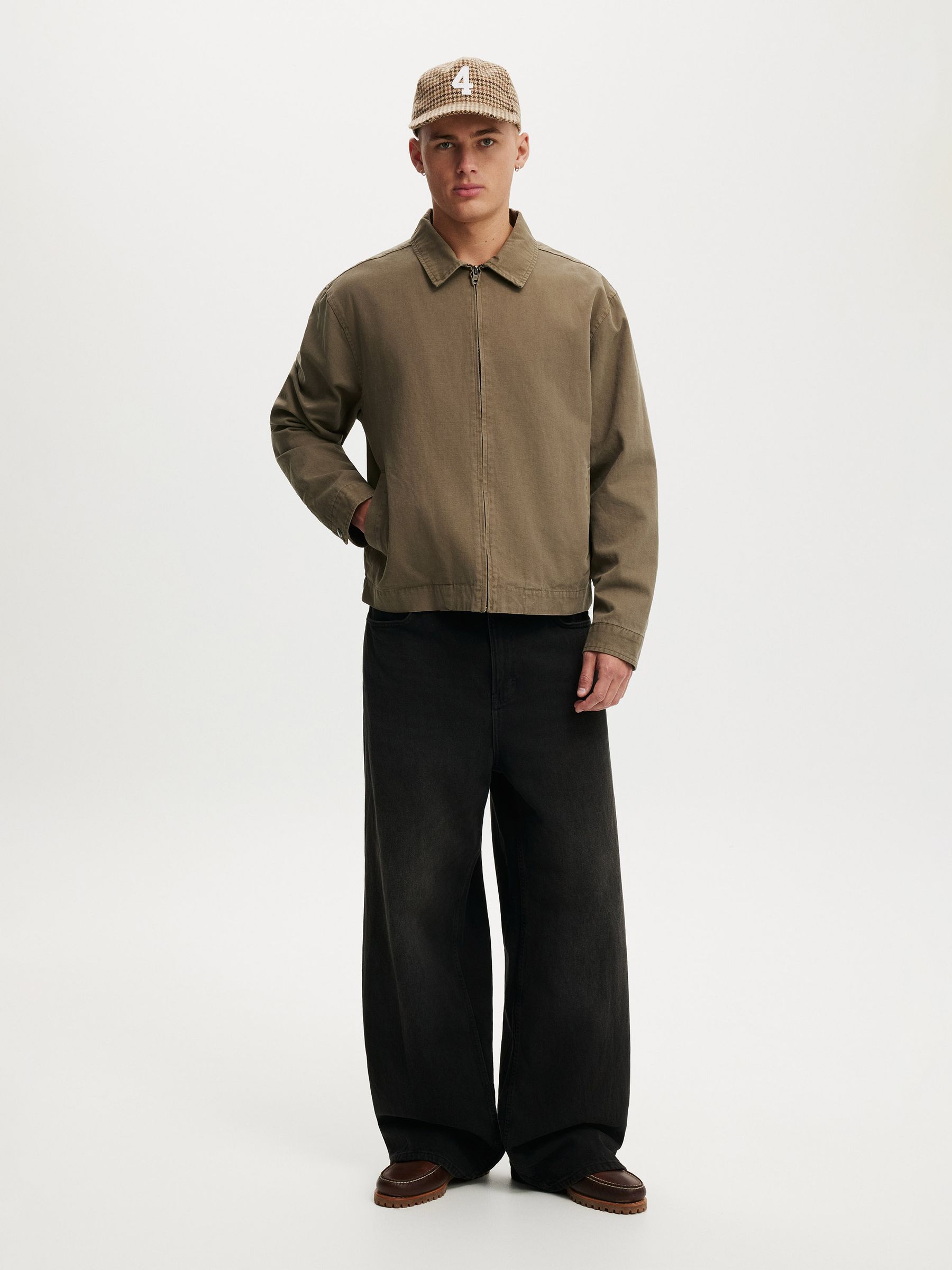 Buy Cotton On Washed Khaki Harrington Jacket from Next South Africa