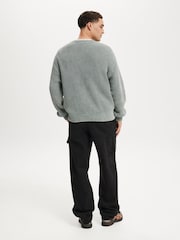 Cotton On Black Baggy Worker Trousers - Image 4 of 6