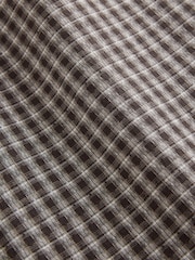 Ruskea/Valkoinen Teksturoitu Ruutu - Cotton On Luca Pitkä hiha paita - Kuva 3 / 4