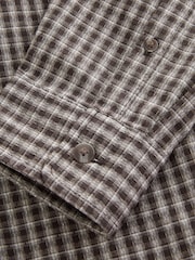 Ruskea/Valkoinen Teksturoitu Ruutu - Cotton On Luca Pitkä hiha paita - Kuva 4 / 4