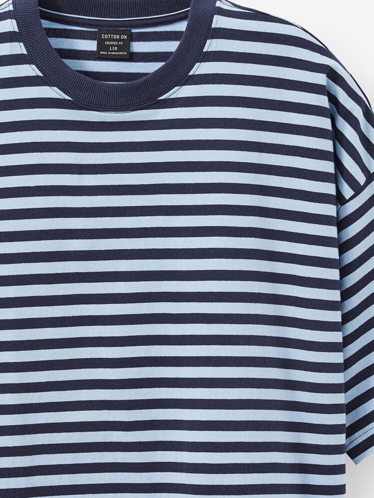 Cotton On Light Blue Cropped Fit T-Shirt - Image 9 of 9