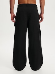 黑色 - Cotton On Super Baggy Worker Trousers - 圖片 2/9