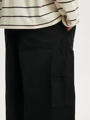 黑色 - Cotton On Super Baggy Worker Trousers - 圖片 5/9