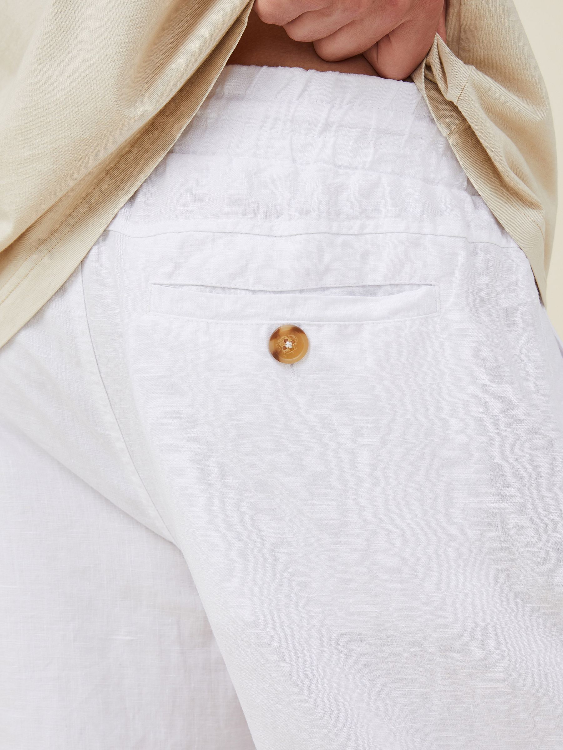 Buy Cotton On White Linen Trousers from Next Australia