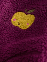 Purple Zip Through Fleece (3mths-7yrs) - Image 5 of 5