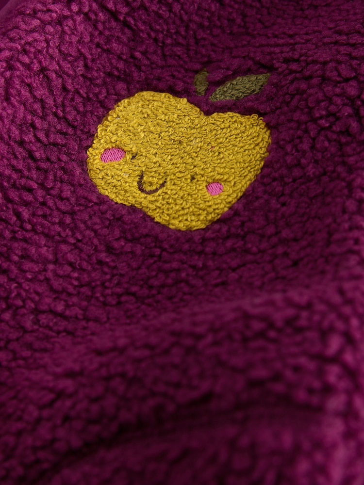 Purple Zip Through Fleece (3mths-7yrs) - Image 5 of 5 Purple Zip Through Fleece (3mths-7yrs) - Image 5 of 5