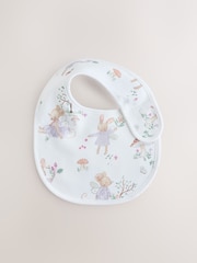 Lilac Fairy Mouse Baby Bibs 5 Pack - Image 2 of 8