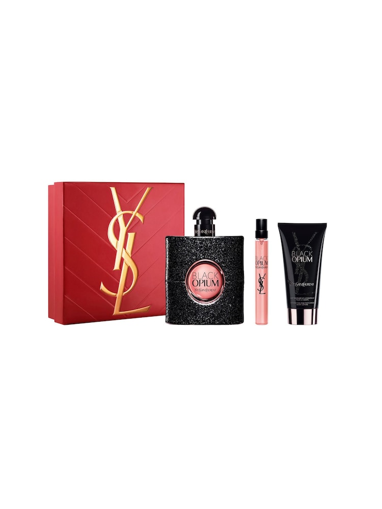 Yves Saint Laurent Black Opium Eau De Parfum 90ml Gift Set - Image 1 of 7 Yves Saint Laurent Black Opium Eau De Parfum 90ml Gift Set - Image 1 of 7