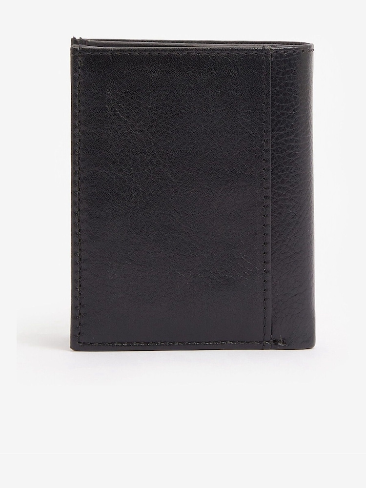 Barbour Black Colwell Billfold Leather Wallet - Image 2 of 4