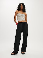 Cotton On Black Haven Wide Leg Trousers - Image 1 of 6