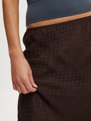 Cotton On Brown Layla Midi Slip Skirt - Image 3 of 5