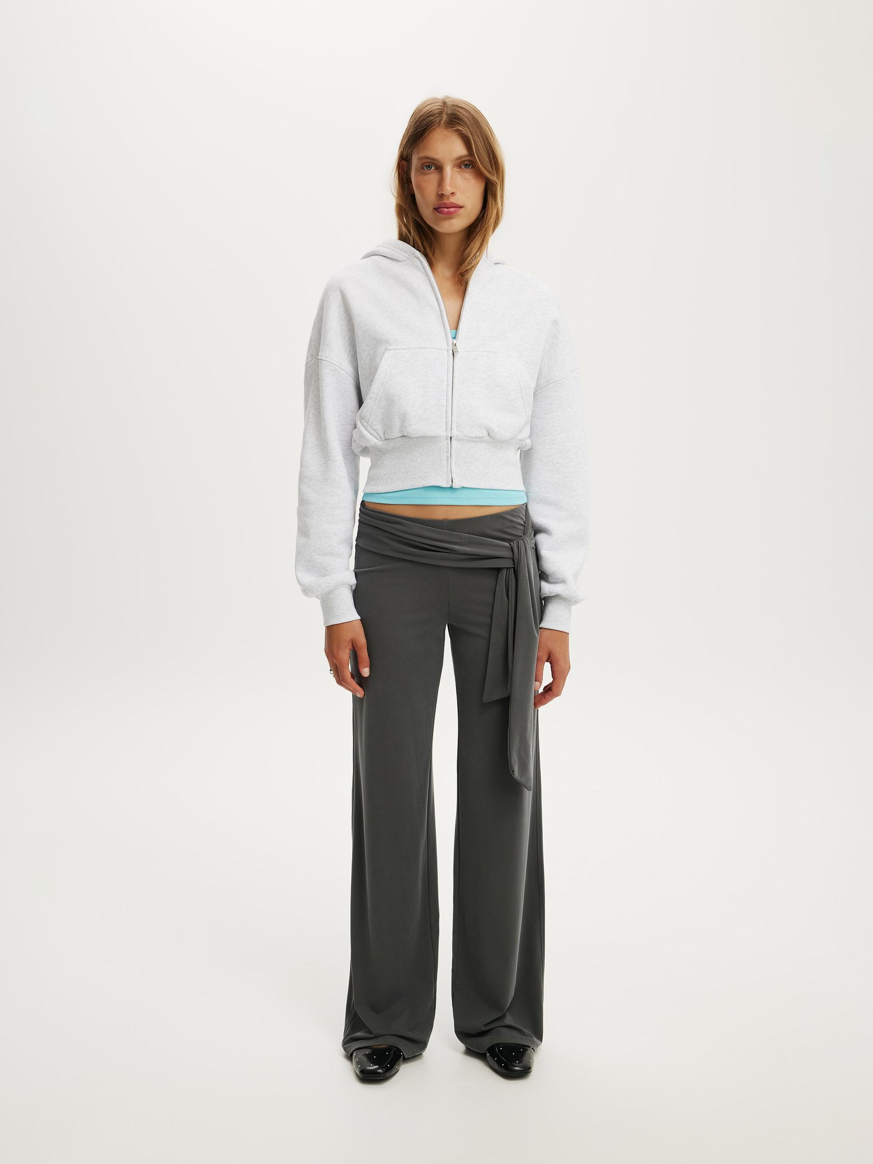 Buy Cotton On Grey Oversized Zip Through Hoodie from Next USA