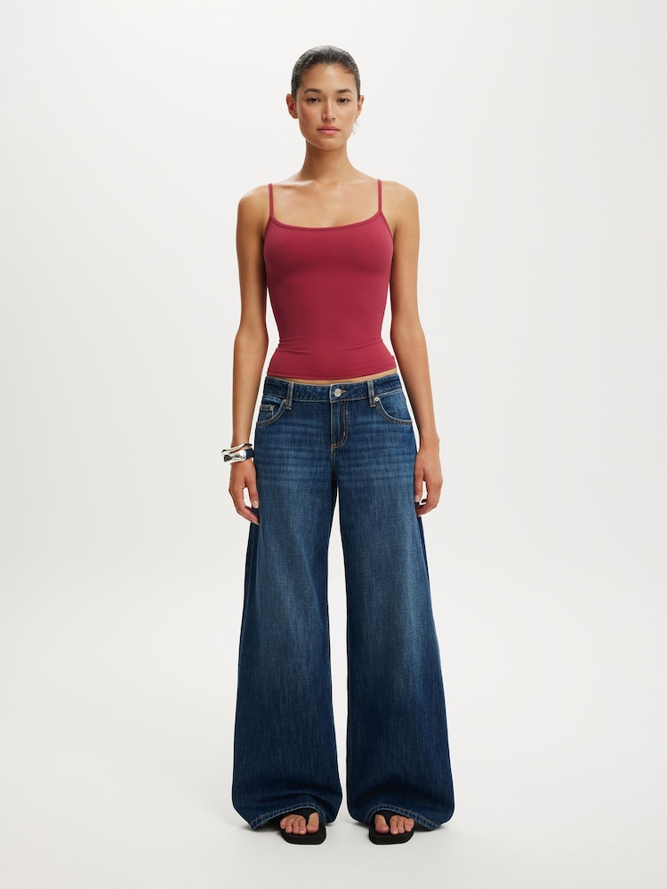 Cotton On Blue Low Rise Wide Jeans - Image 6 of 6 Cotton On Blue Low Rise Wide Jeans - Image 6 of 6