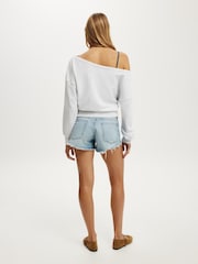 Cotton On Relaxed Off Shoulder Jumper - Imaginea 2 din 5