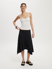 Cotton On Black Sandy Midi Skirt - Image 1 of 6