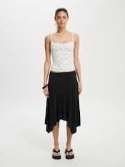 Cotton On Black Sandy Midi Skirt - Image 6 of 6