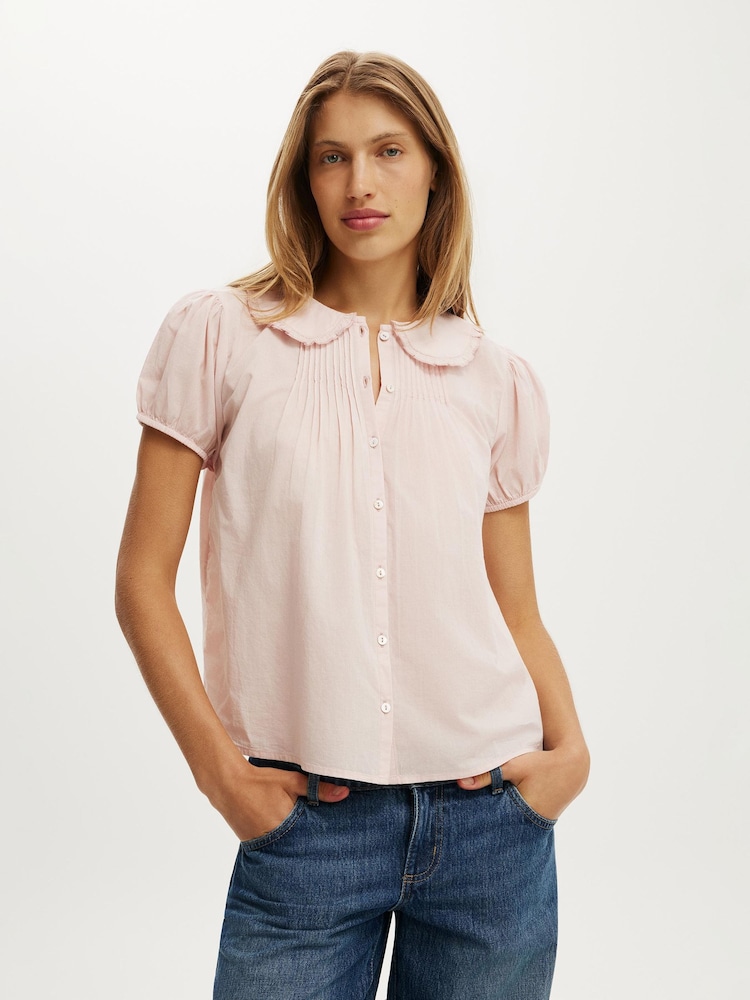 ピンク - Cotton On Edie ベビードールシャツ - 画像 1 / 4