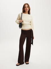 Cotton On Natural Softest Luxe Off Shoulder Knitwear Jumper - Image 3 of 4