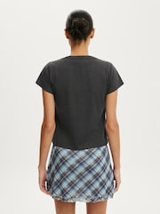 Cotton On Blue Molly Mini Skirt - Image 2 of 4