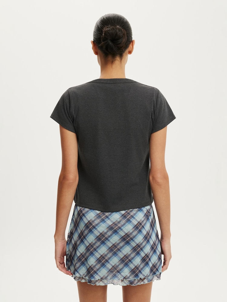 Cotton On Blue Molly Mini Skirt - Image 2 of 4