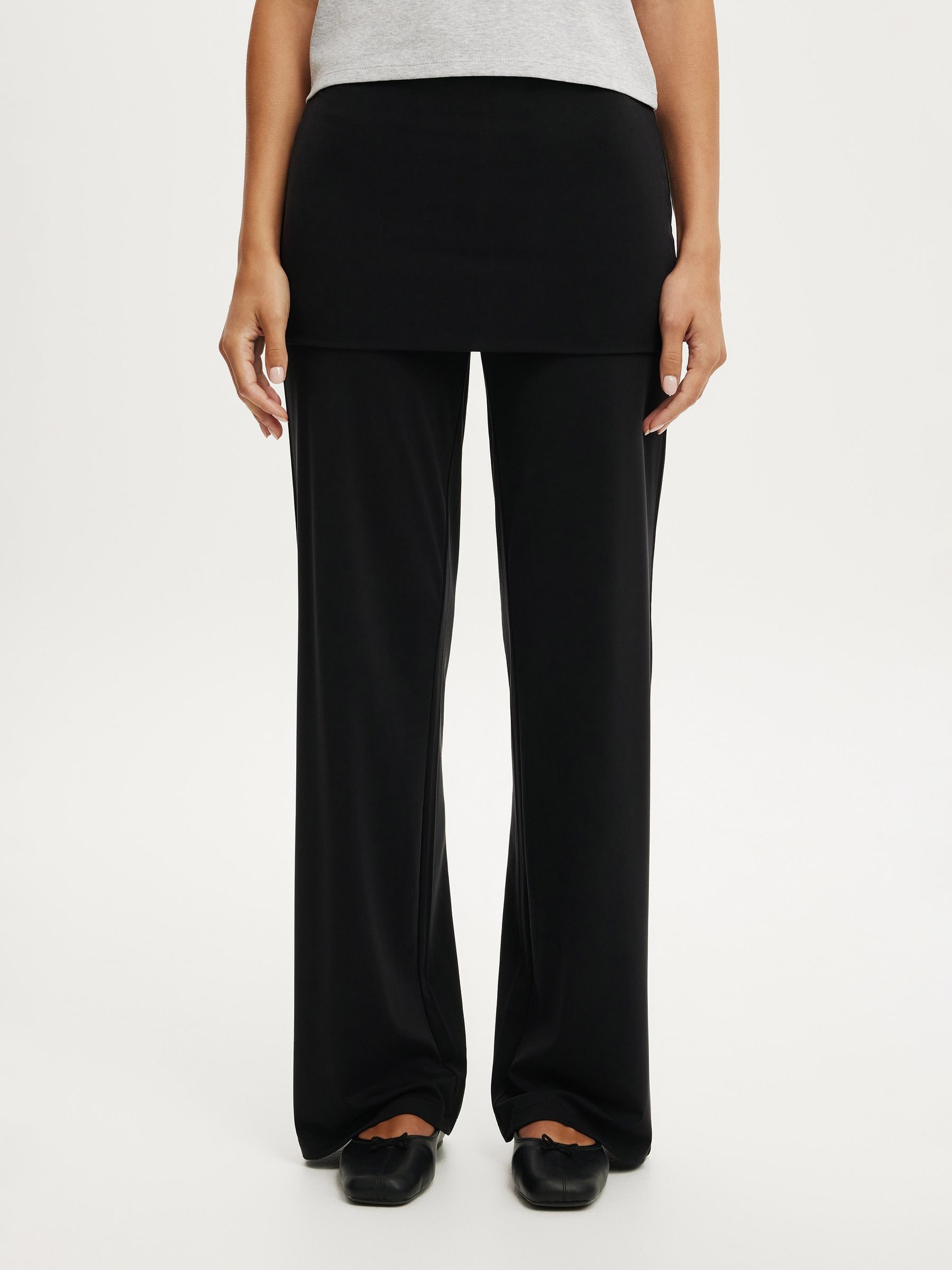 Buy Cotton On Black Honey Over Skirt Trousers from Next USA