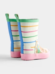 JoJo Maman Bébé Pink Horse Wellies - Image 2 of 4