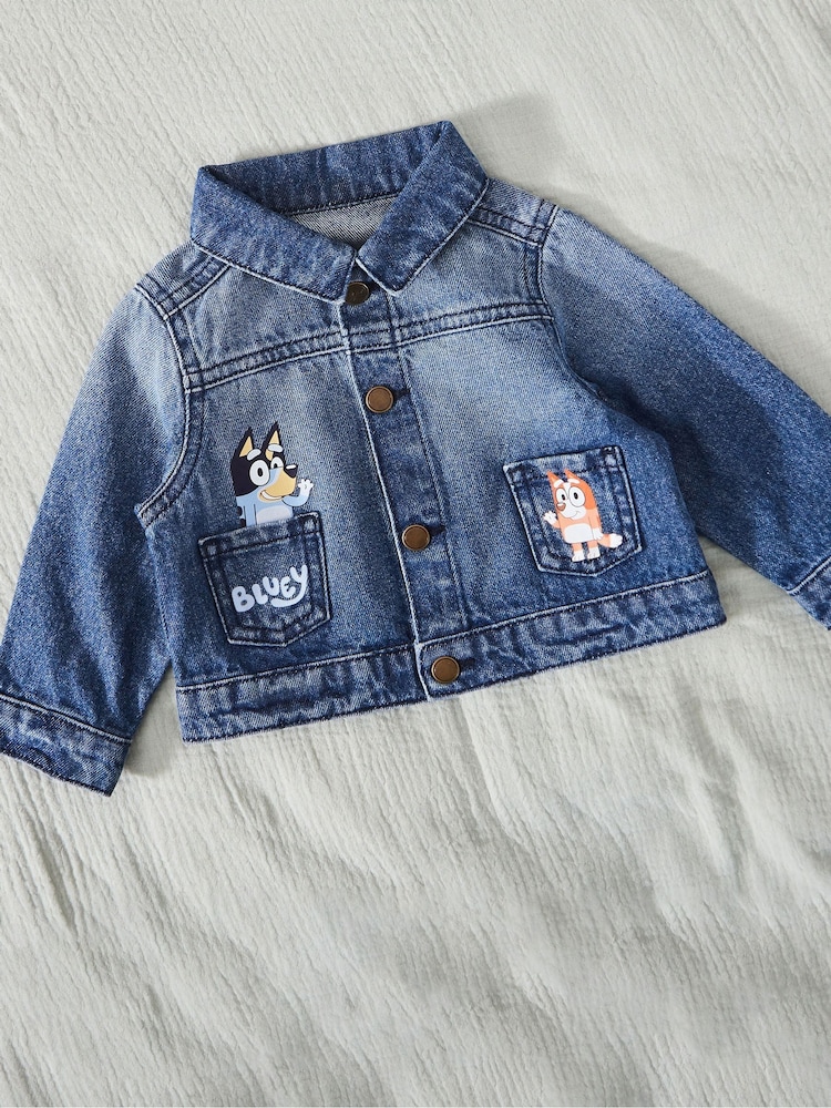 Personalised Bluey Denim Jacket by My 1st Years - Image 1 of 3