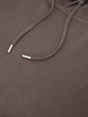Sweat à capuche avec cordon de serrage en laine mérinos Reiss Holland - Image 6 de 6