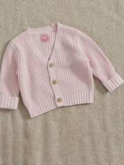 Personalised Pink Cardigan by My 1st Years - Image 1 of 3