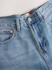 Light Blue Cargo Pocket Barrel Leg Jeans - Image 9 of 9