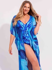 Seaspray Blue Bahamas Maxi Kaftan - Image 2 of 7